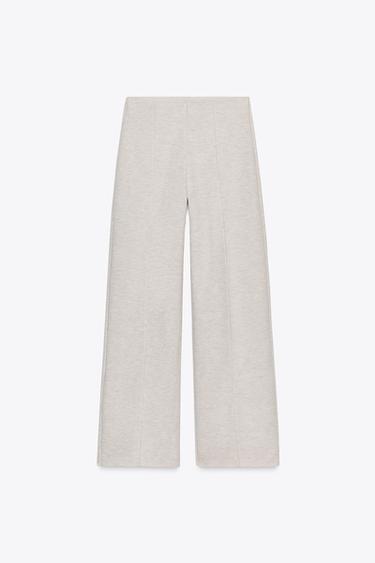 PANTALÓN PALAZZO SOTF TOUCH - Beige vigoré de Zara