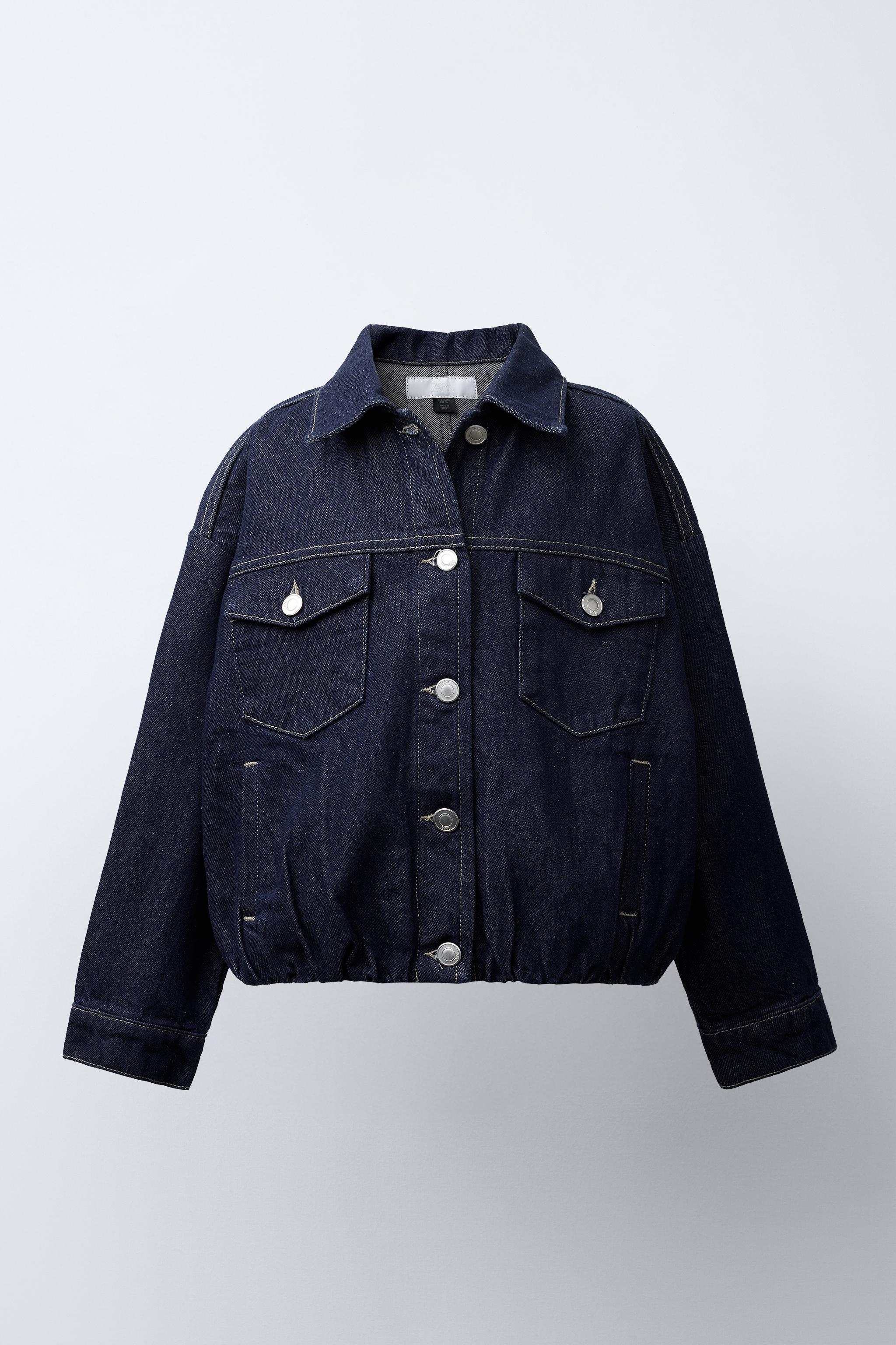 バーバリーロンドン　コットンウエスト調節フルジップ刻印ボタンデニムジャケット 新品未使用 BURBERRY バーバリー Bottle Cap Detail Denim