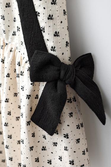 FLORAL PRINT DRESS - Ecru by Zara - Image 2