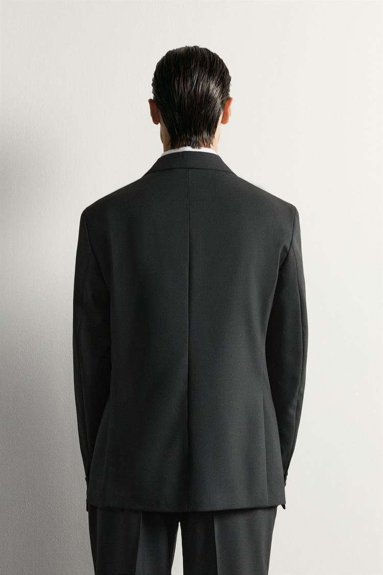 Blazer de traje de lana 100% 3