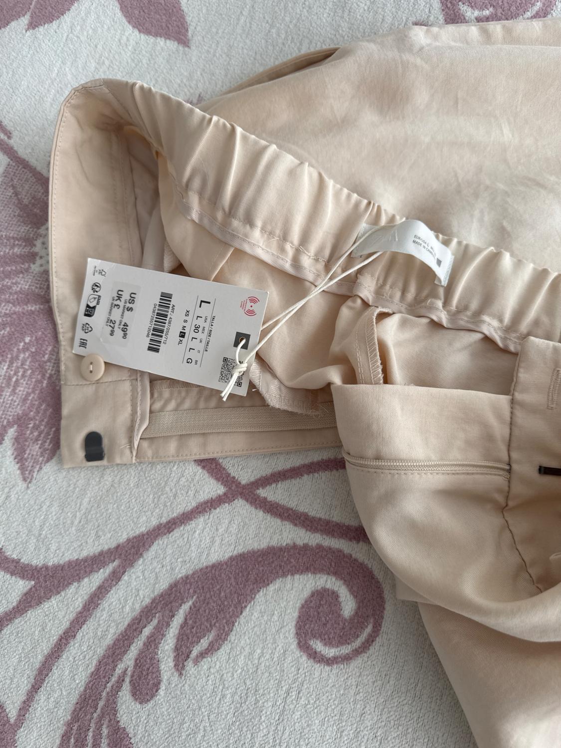 STRAIGHT-LEG TROUSERS WITH ELASTICATED WAIST - Image 3