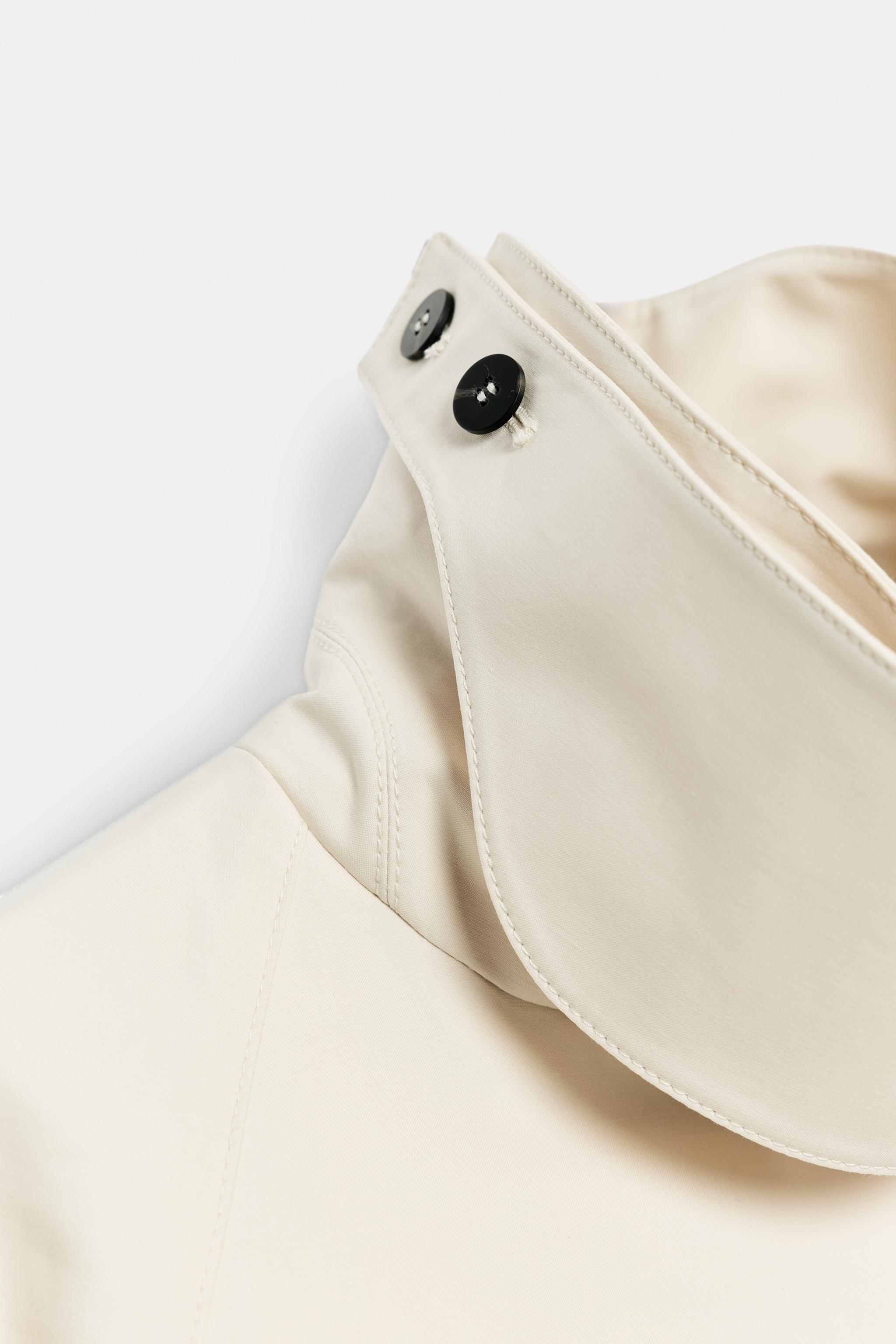ZW COLLECTION SHORT TRENCH COAT