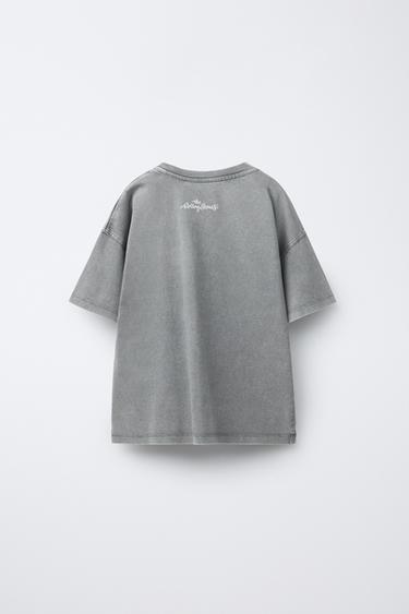 ROLLING STONES © WASHED-EFFECT T-SHIRT - Anthracite grey by Zara - Image 1