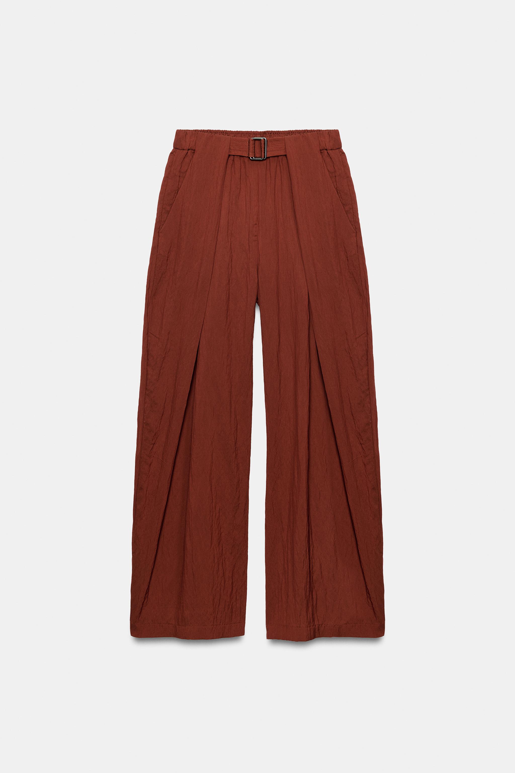 PANTALON AVEC CEINTURE À BOUCLE ZW COLLECTION