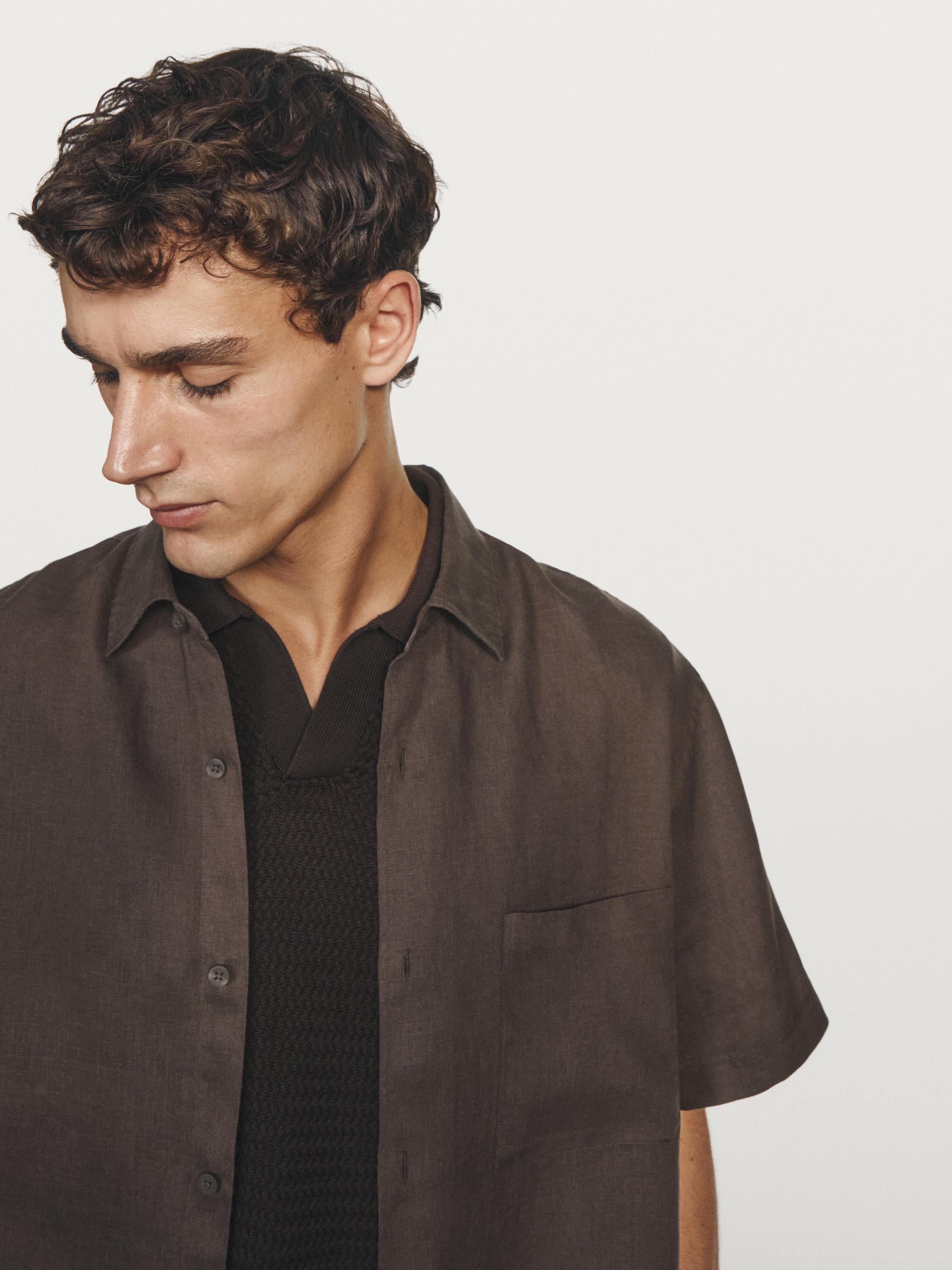 Chemise regular fit à manches courtes