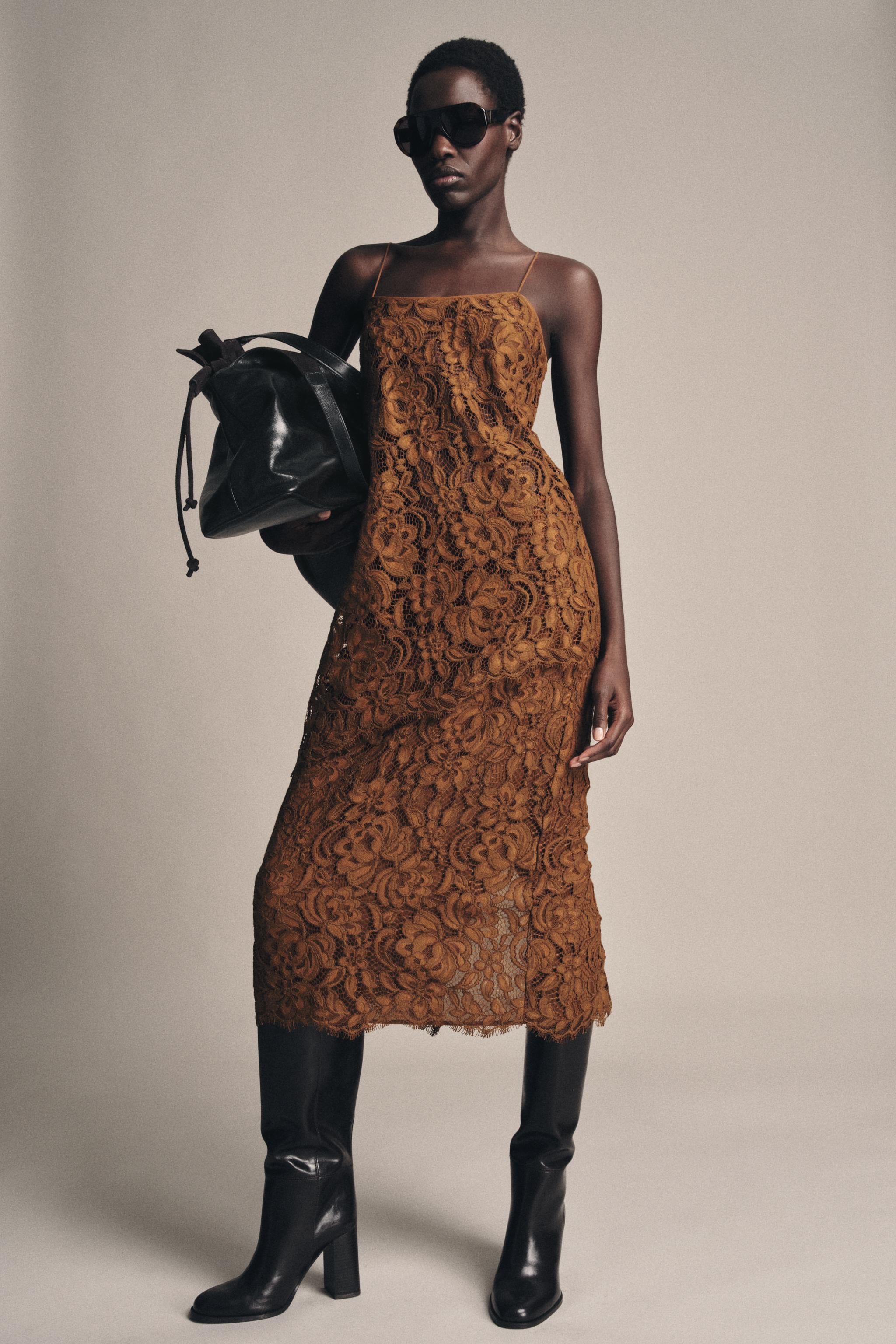 LACE STRAP TOP ZW COLLECTION LIMITED EDITION