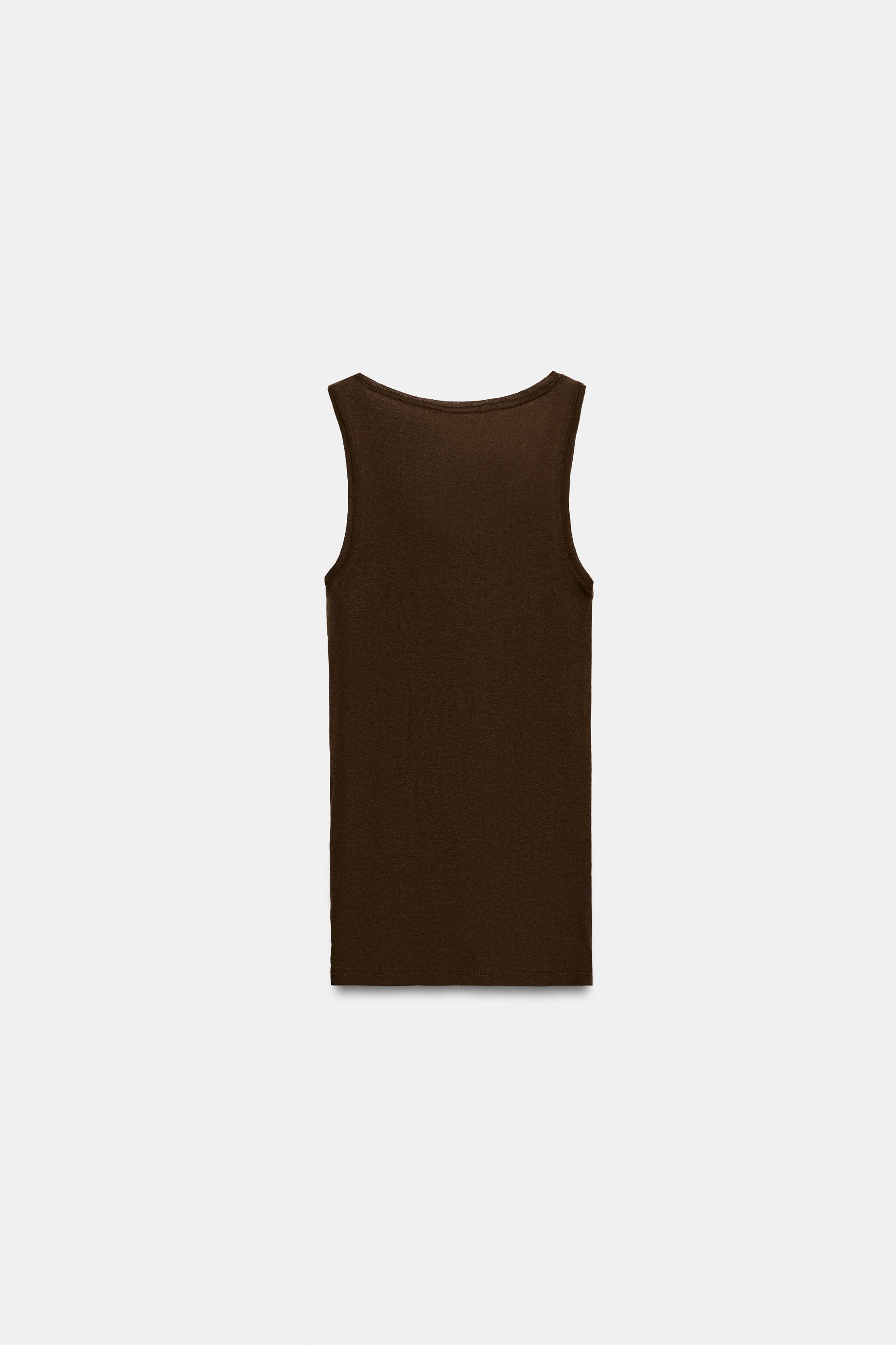 COTTON SLEEVELESS TOP