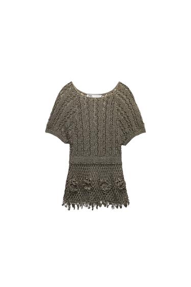 METALLIC THREAD KNIT TOP LIMITED EDITION