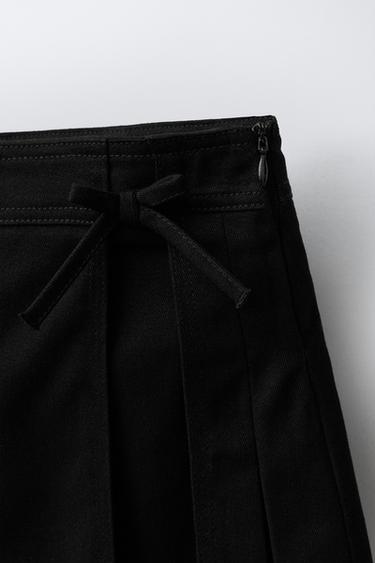 BERMUDA SKORT WITH POCKET - Black by Zara - Image 2