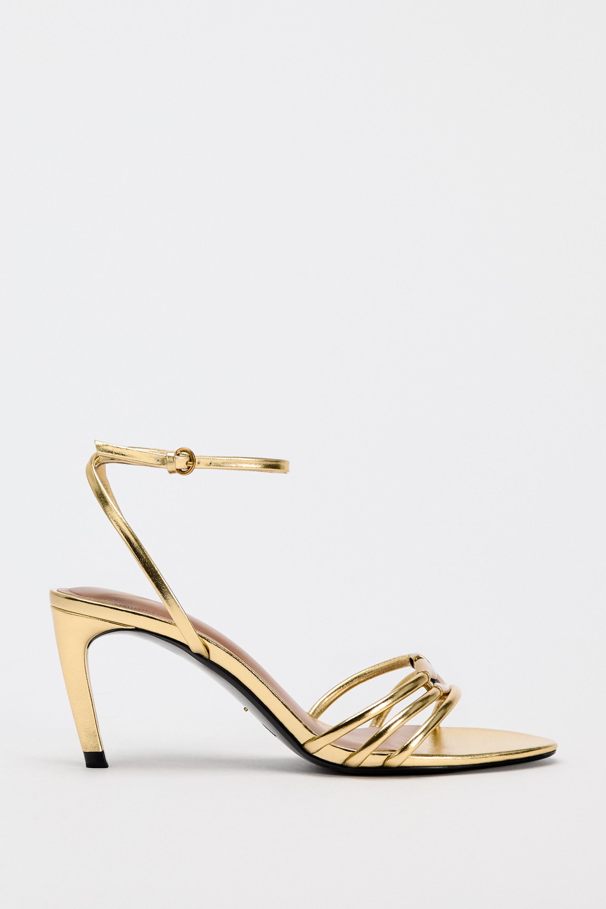 Chaussures dorees pour femme ZARA Luxembourg