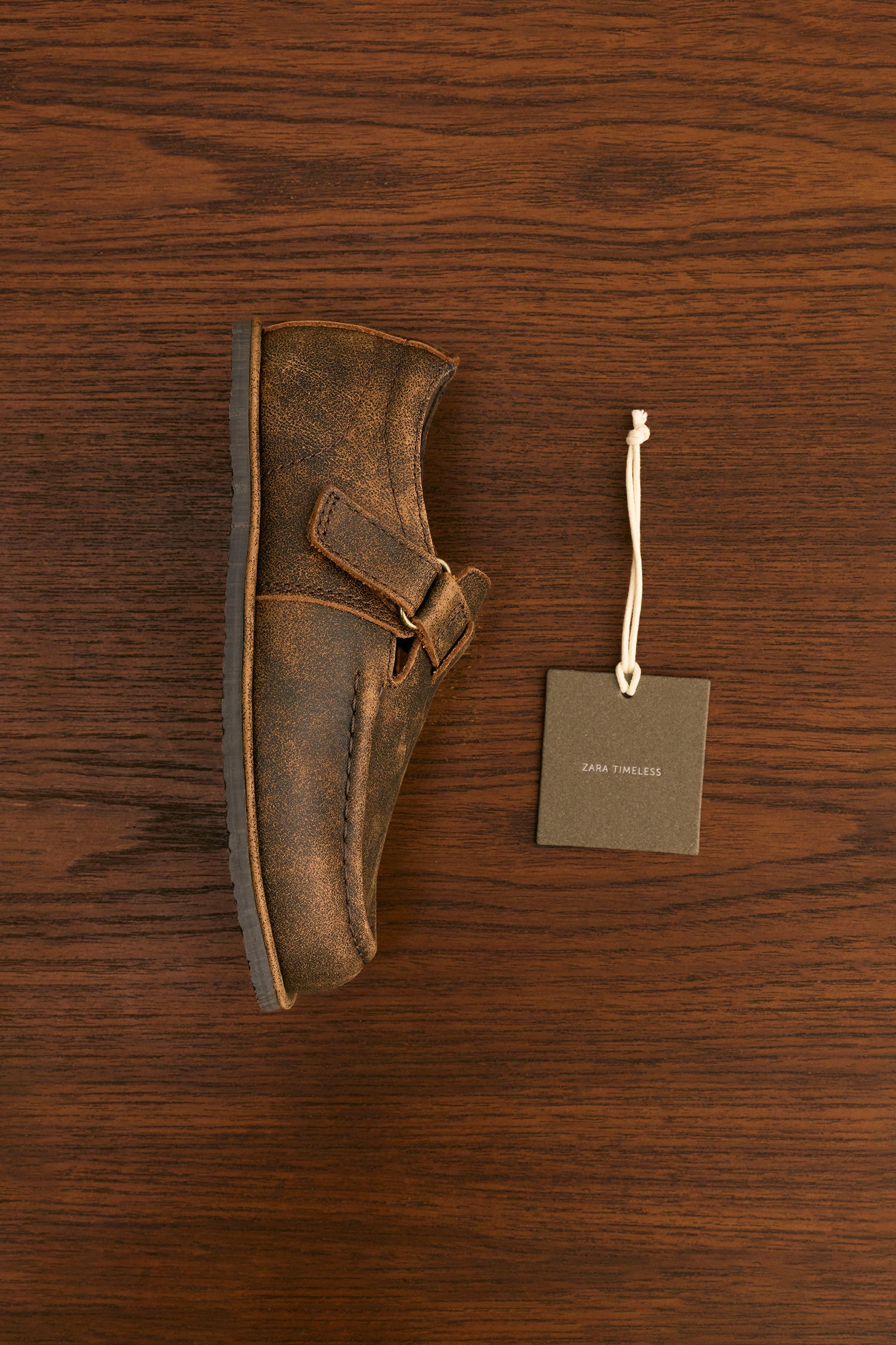 LEATHER BUCKLE SHOES