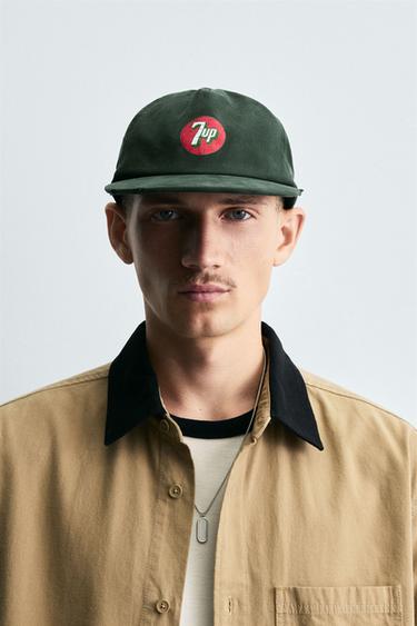 7UP © PEPSICO PRINT CAP - Green by Zara - Image 0