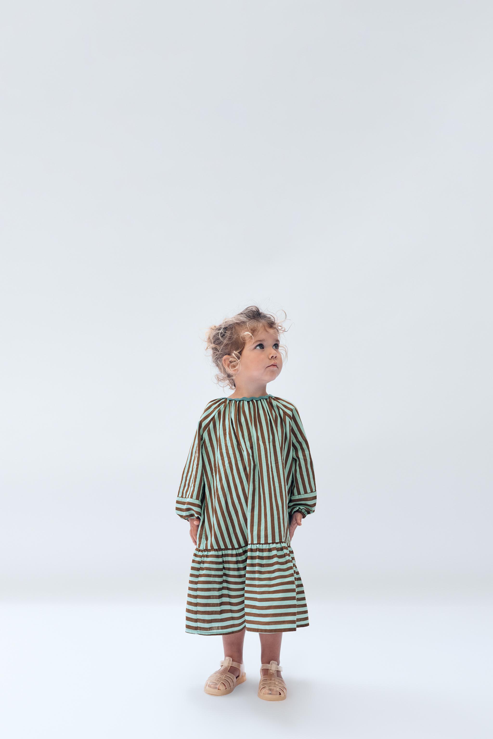 2-14 YEARS / WAVY STRIPED DRESS LIMITED EDITION