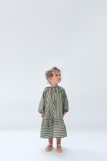 2-14 ANS/ ROBE À RAYURES ONDULINA LIMITED EDITION - rayures de Zara