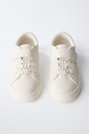 PEARL SNEAKERS - White by Zara - Image 4