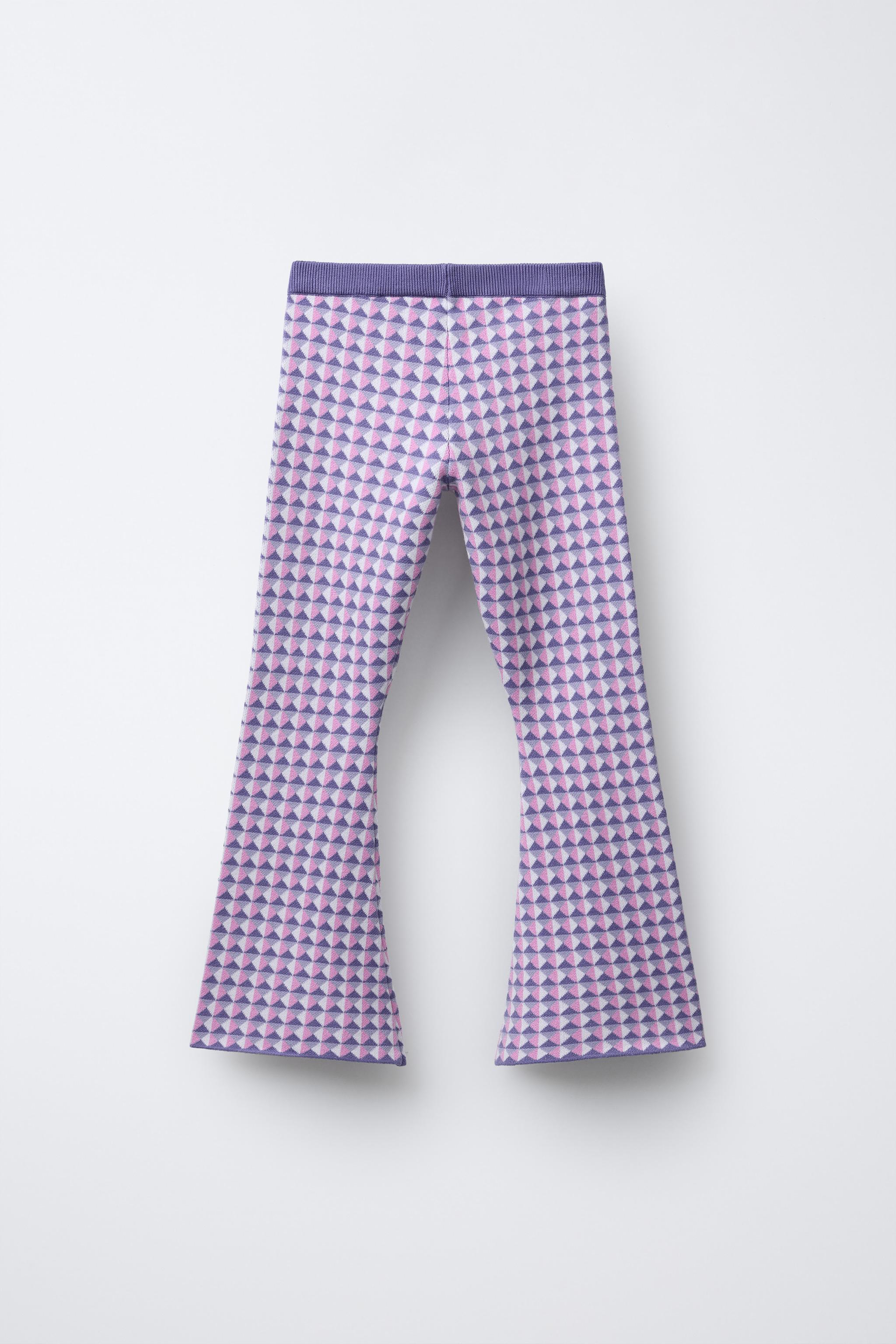 PANTALON ÉVASÉ EN MAILLE JACQUARD COLLECTION SKI