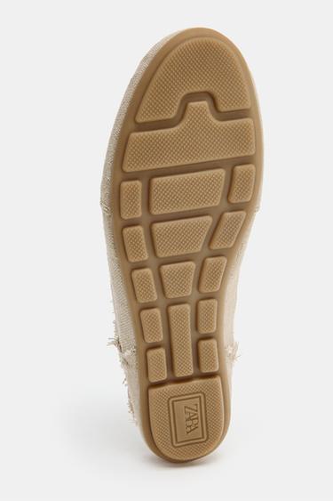 DISTRESSED MULE SNEAKERS - Ecru White by Zara - Image 6