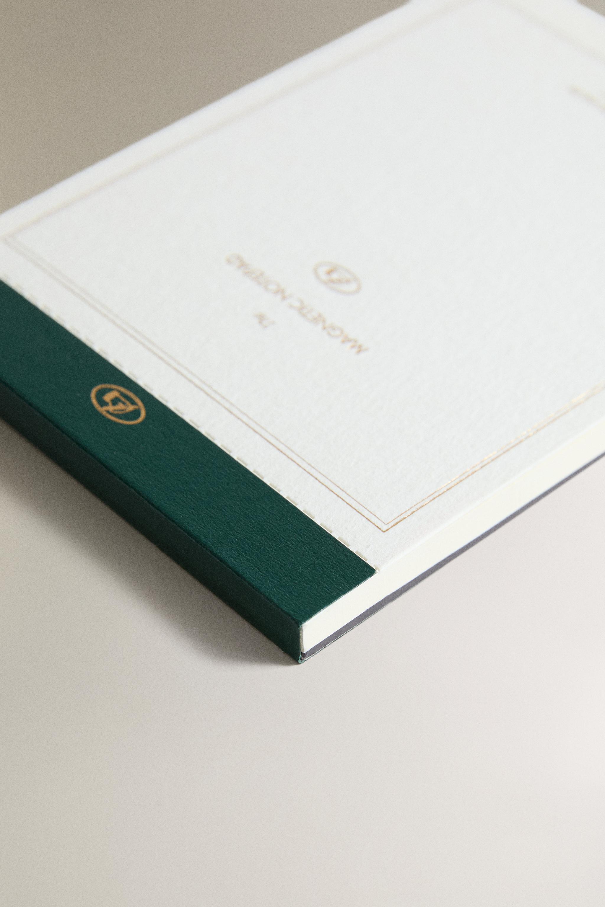 MAGNETIC NOTEPAD — Ecru