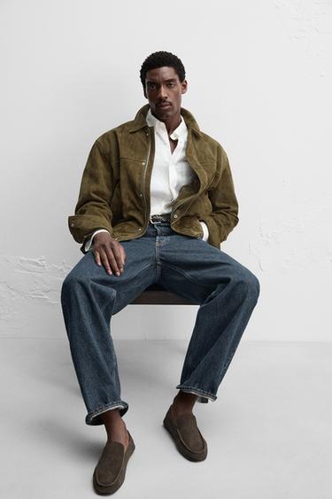 LIMITED EDITION LEATHER LOAFERS - Brown by Zara - Image 1