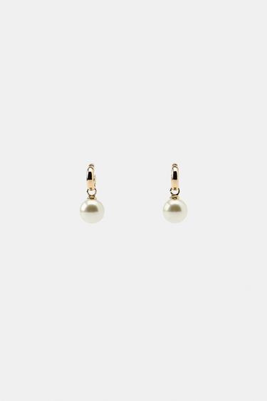 ARETES ARO PERLA - Dorado de Zara