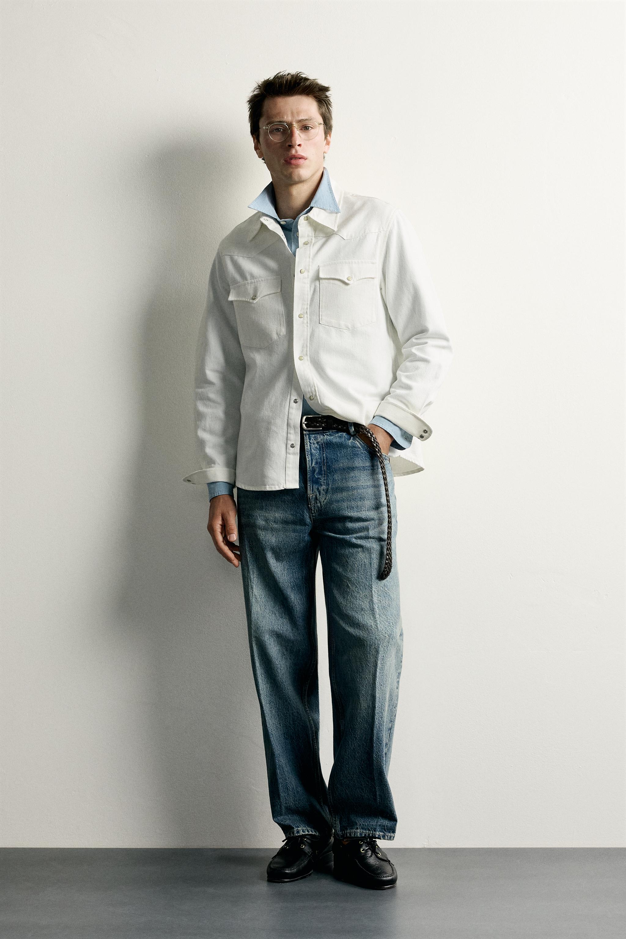 COTTON-LYOCELL REGULAR FIT WESTERN SHIRT