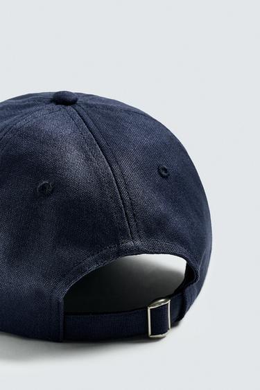 COMBINATION EMBROIDERY CAP - Navy blue by Zara - Image 7