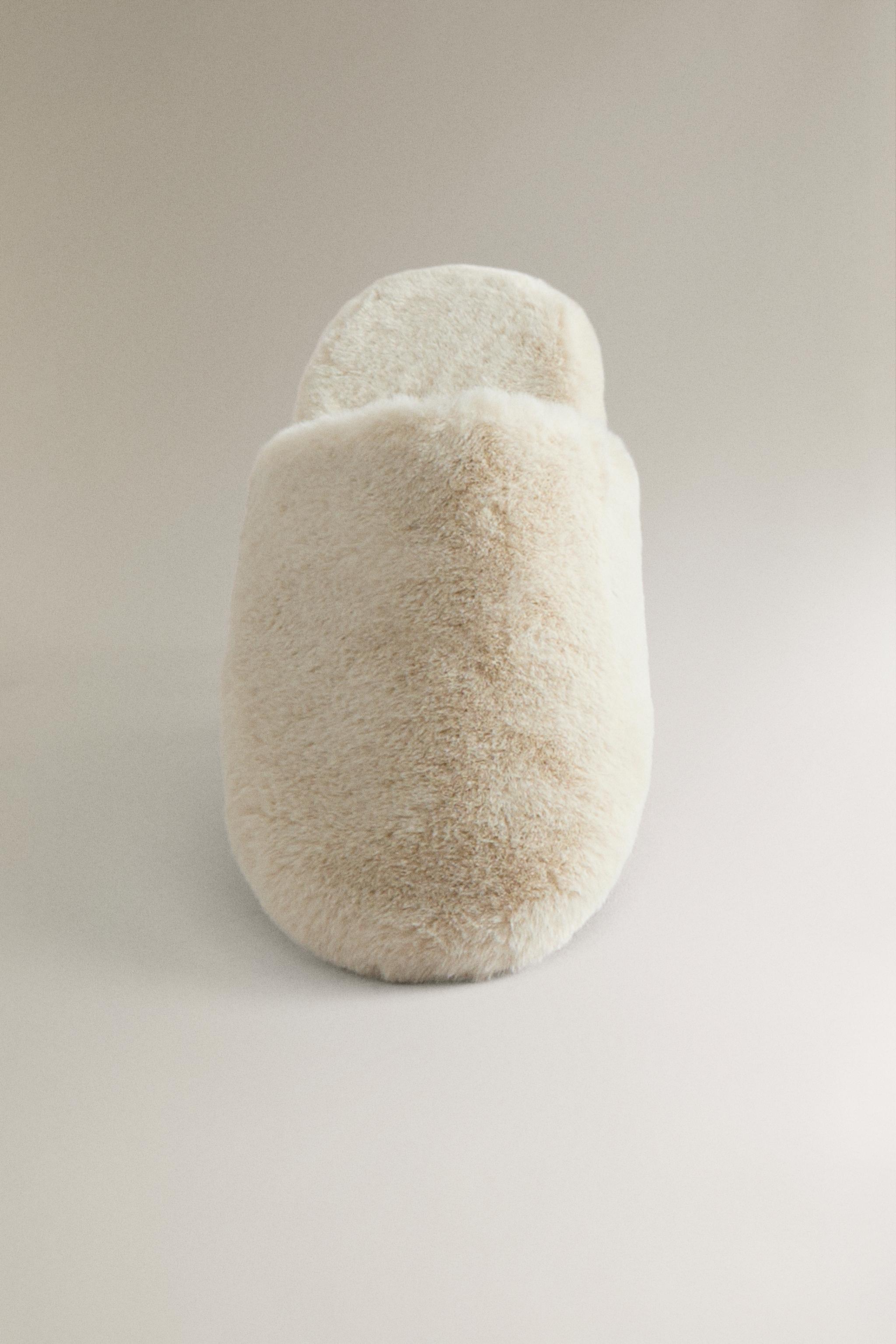 FAUX FUR MULE SLIPPERS
