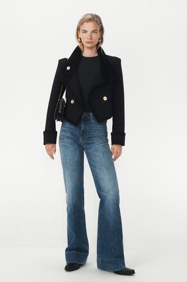 CHAQUETA CORTA BOTONES - THE ITEM ZARA WOMAN - Negro de Zara - Imagen 0