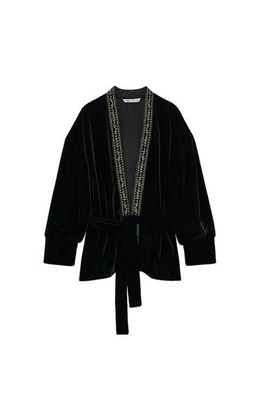 EMBROIDERED KIMONO