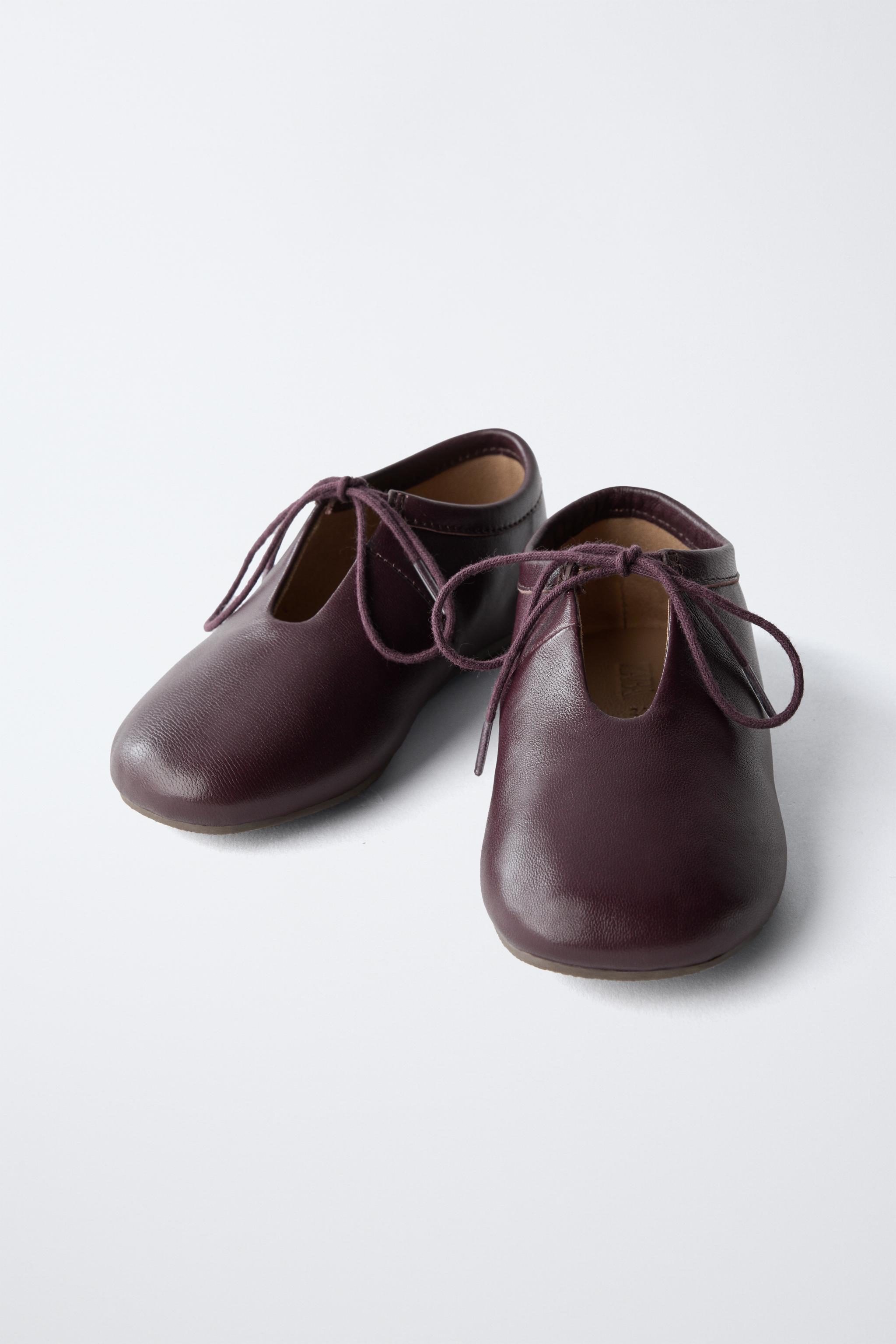 ZARA TIMELESS - DERBYS EN CUIR