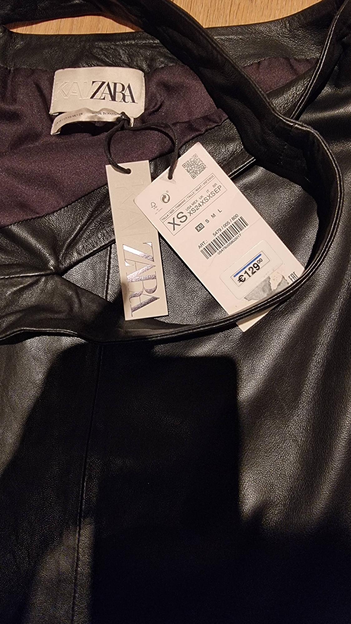 ΔΕΡΜΑΤΙΝΗ ΜΙΝΤΙ ΦΟΥΣΤΑ KAIA x ZARA - Image 4