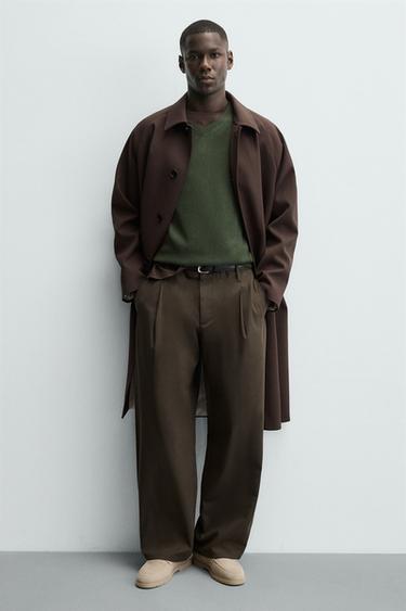 MOCASÍN PIEL CASUAL - Blanco Crudo de Zara - Imagen 0