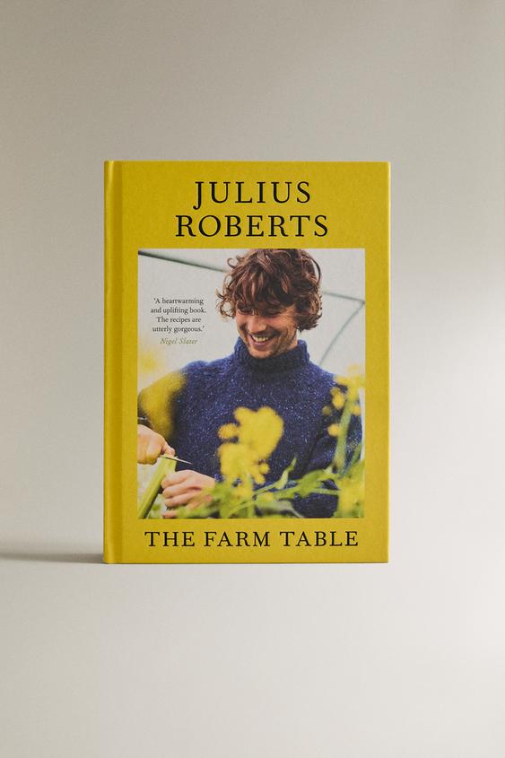 LIVRO THE FARM TABLE JULIUS ROBERTS - amarelo da Zara - Imagem 0