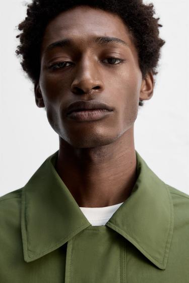 UTILITY TECHNICAL PARKA - Olive green by Zara - Image 6