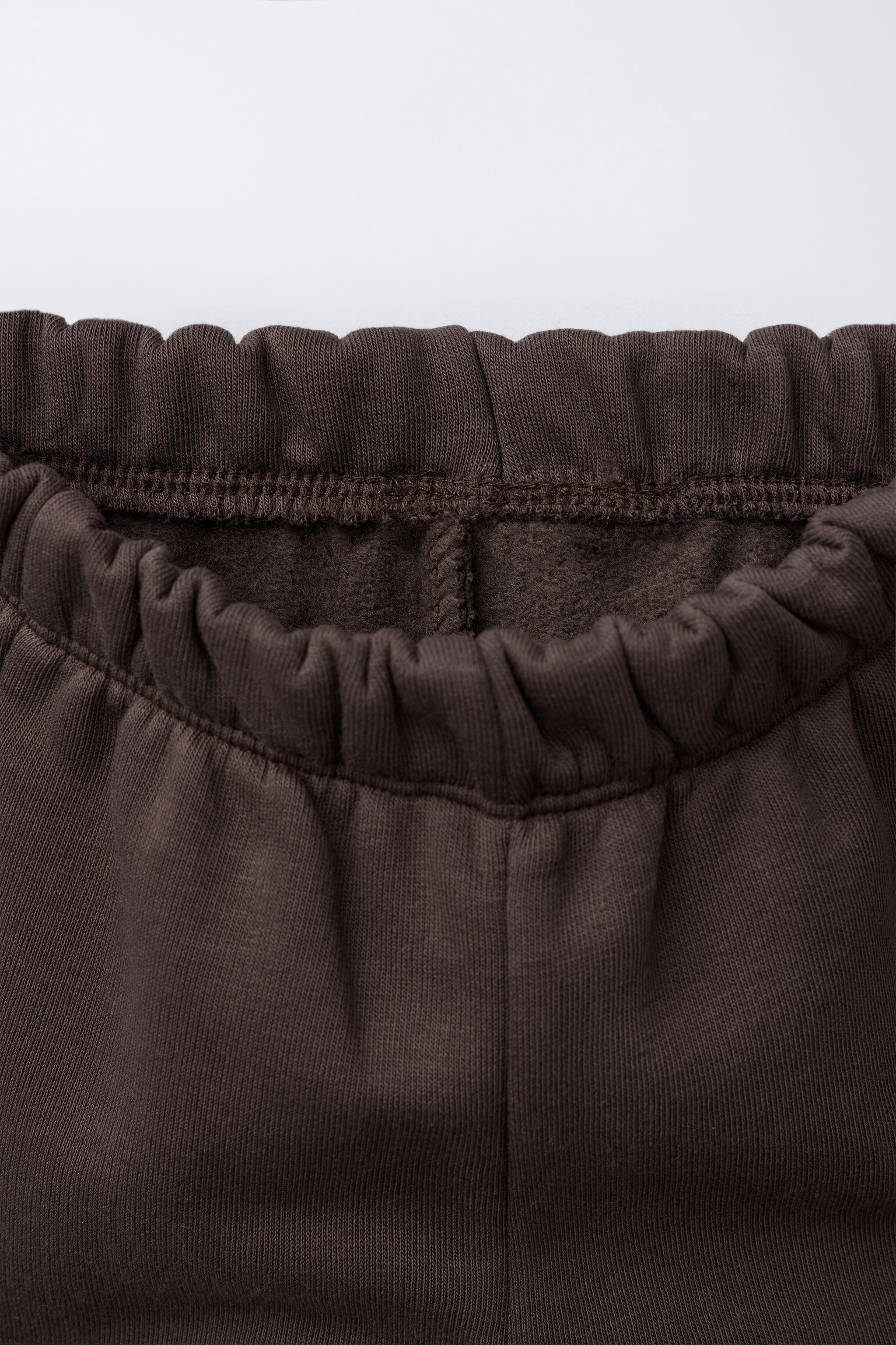 JOGGING SWEATSHIRT AND BASIC JOGGER PANTS SET WITH LABEL
