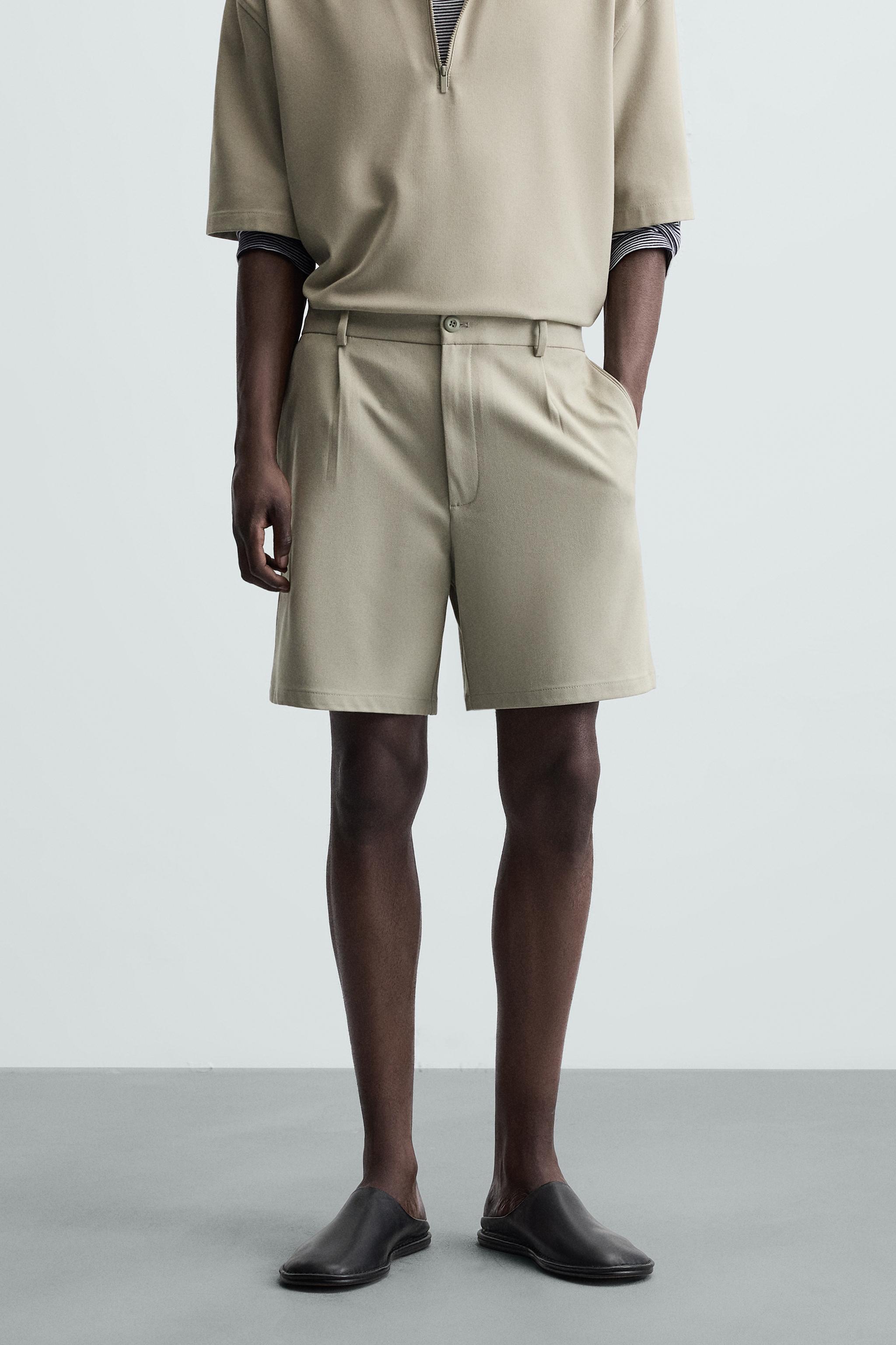 BERMUDA REGULAR FIT CONFORT - Verde-maçã | ZARA Brasil
