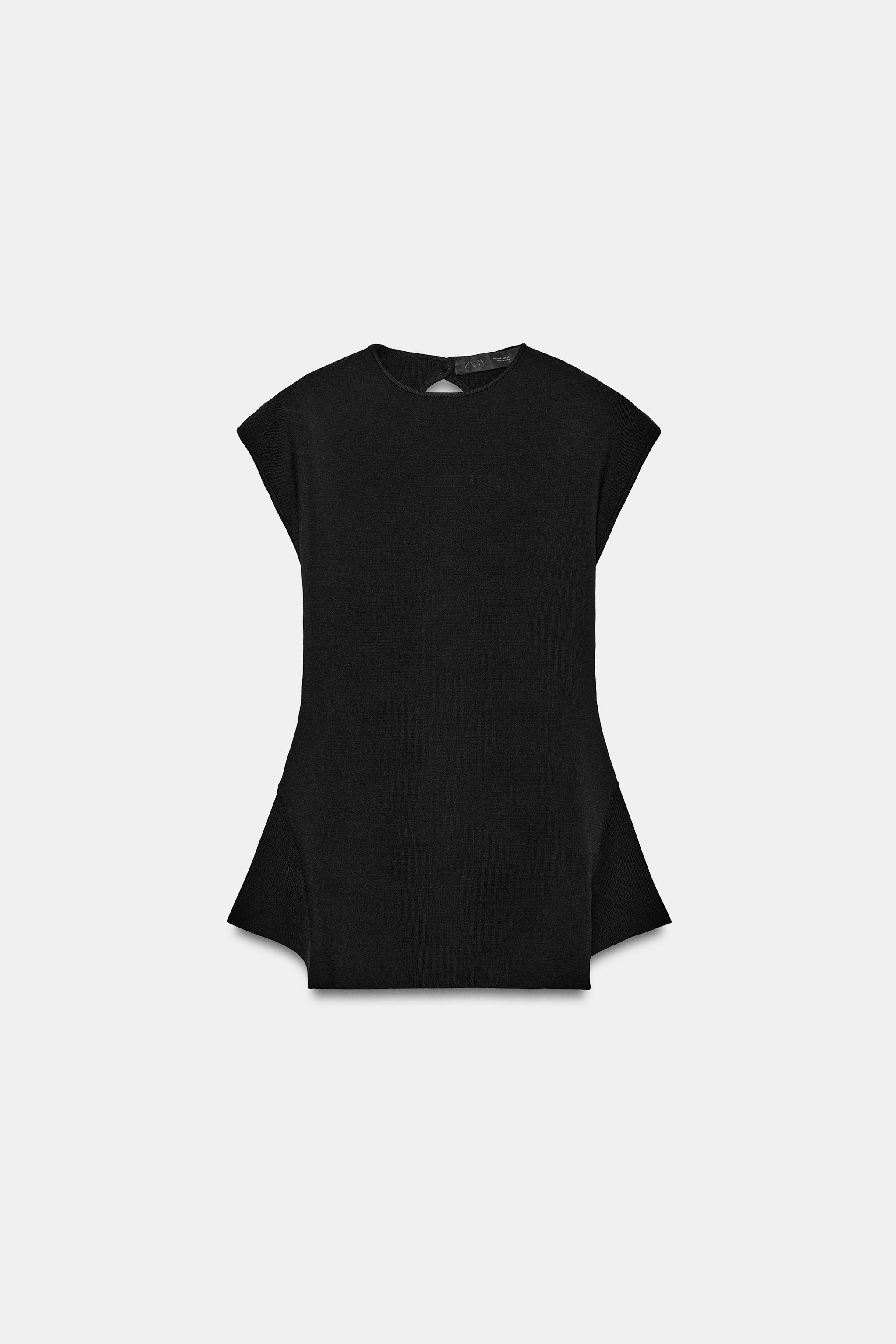 TOP EN MAILLE PÉPLUM