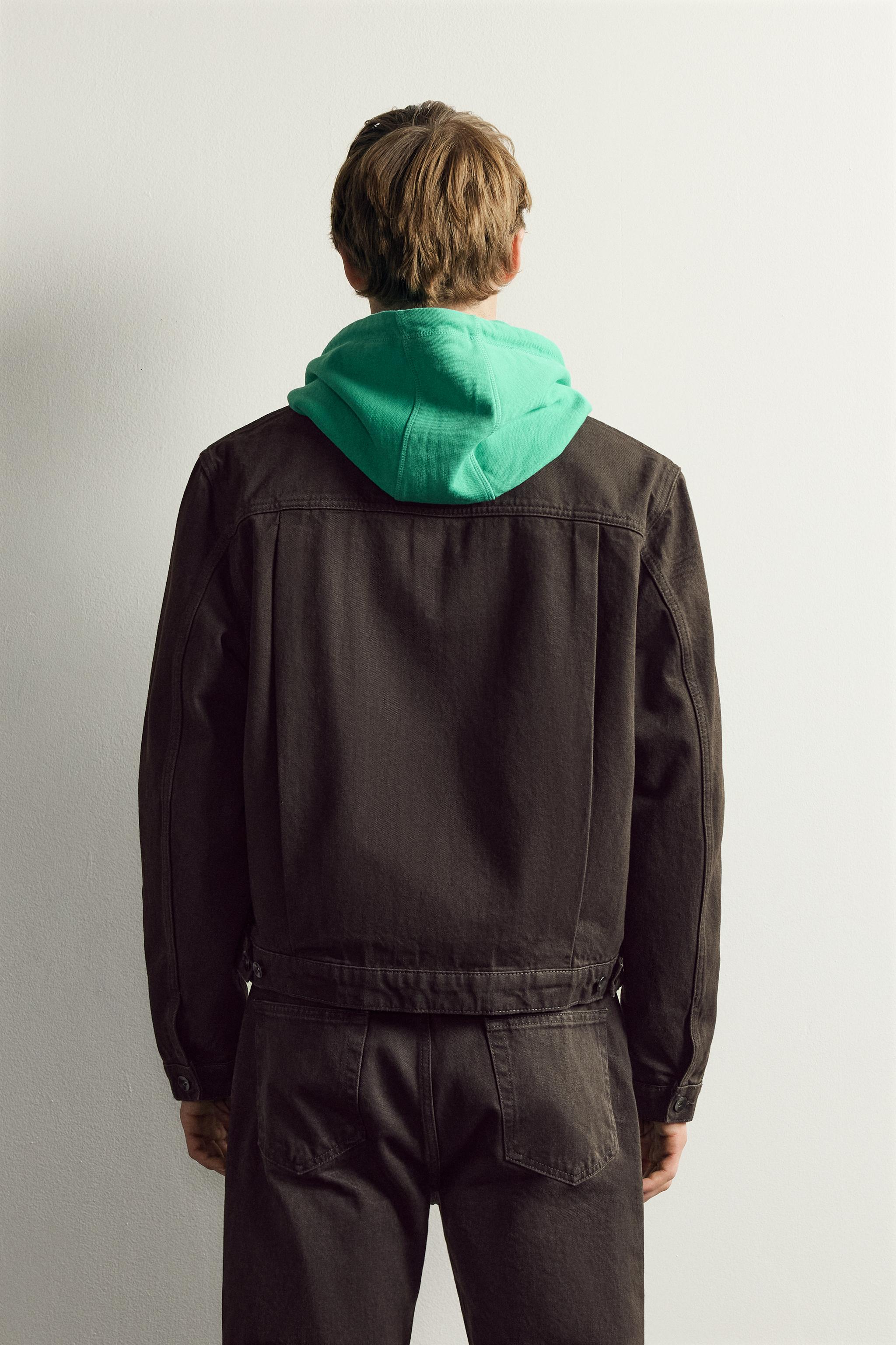 AARON LEVINE X ZARA CROPPED PLEATED JACKET