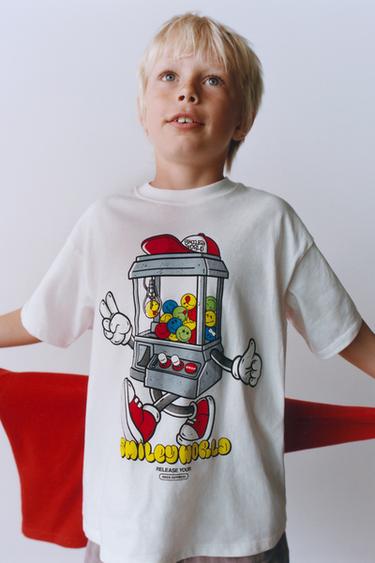 Zara SMILEYWORLD ® PRINTED T-SHIRT - White