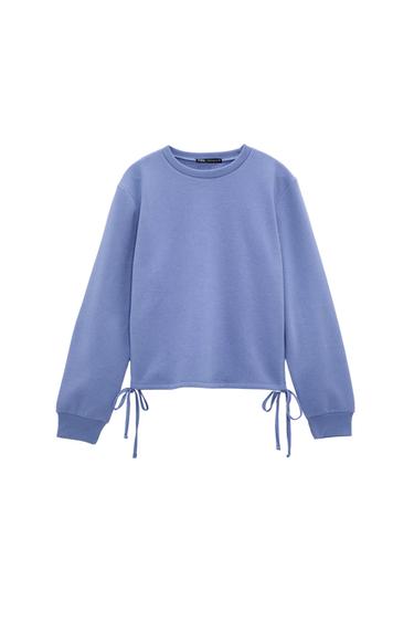 GATHERED SWEATSHIRT