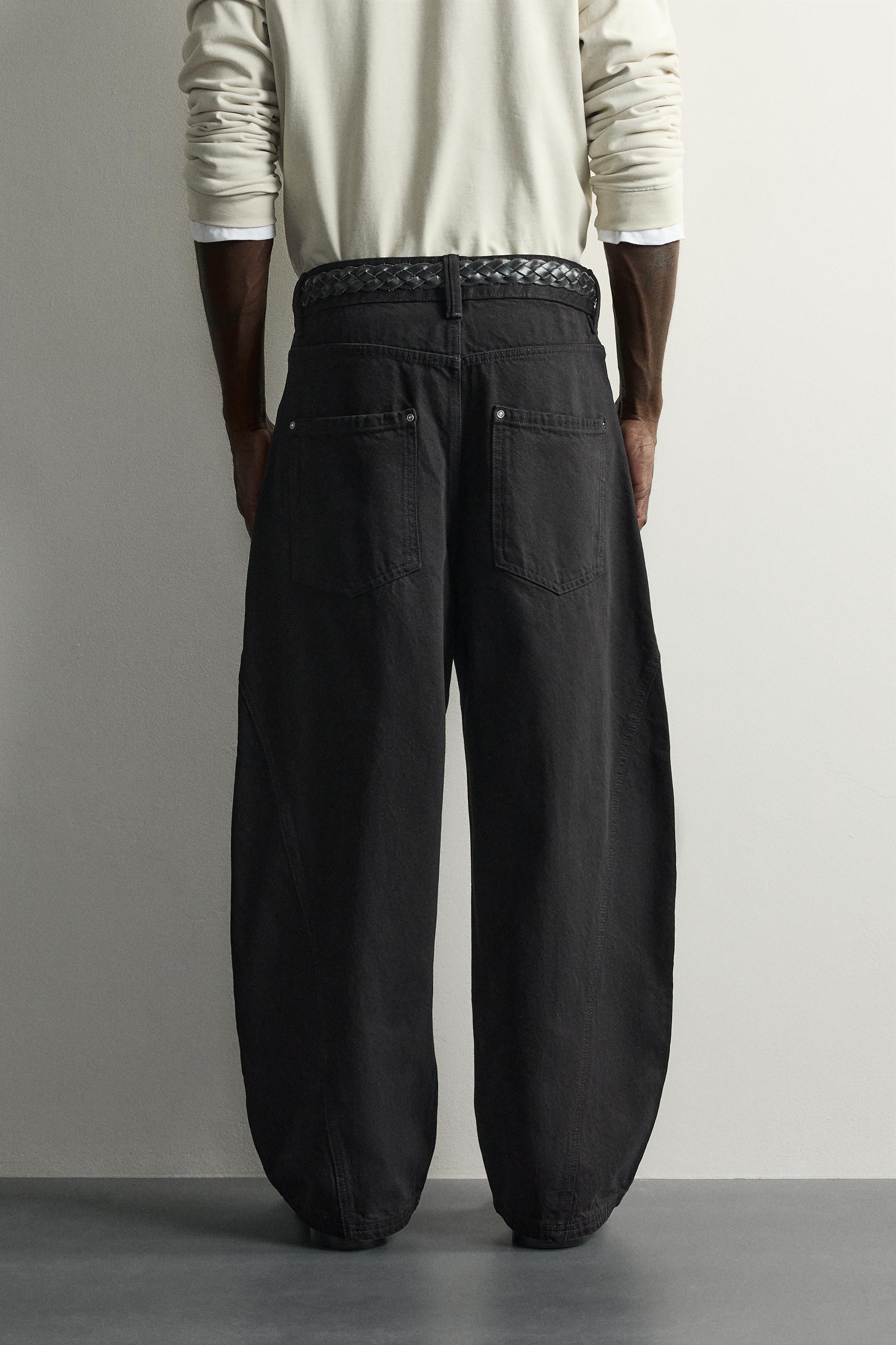 PINSTRIPE BALLOON FIT PANTS