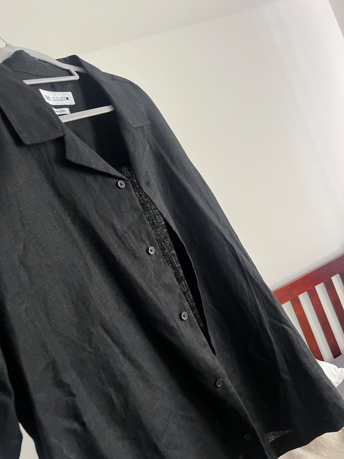 TEXTURED SHIRT WITH POCKET - Image 3