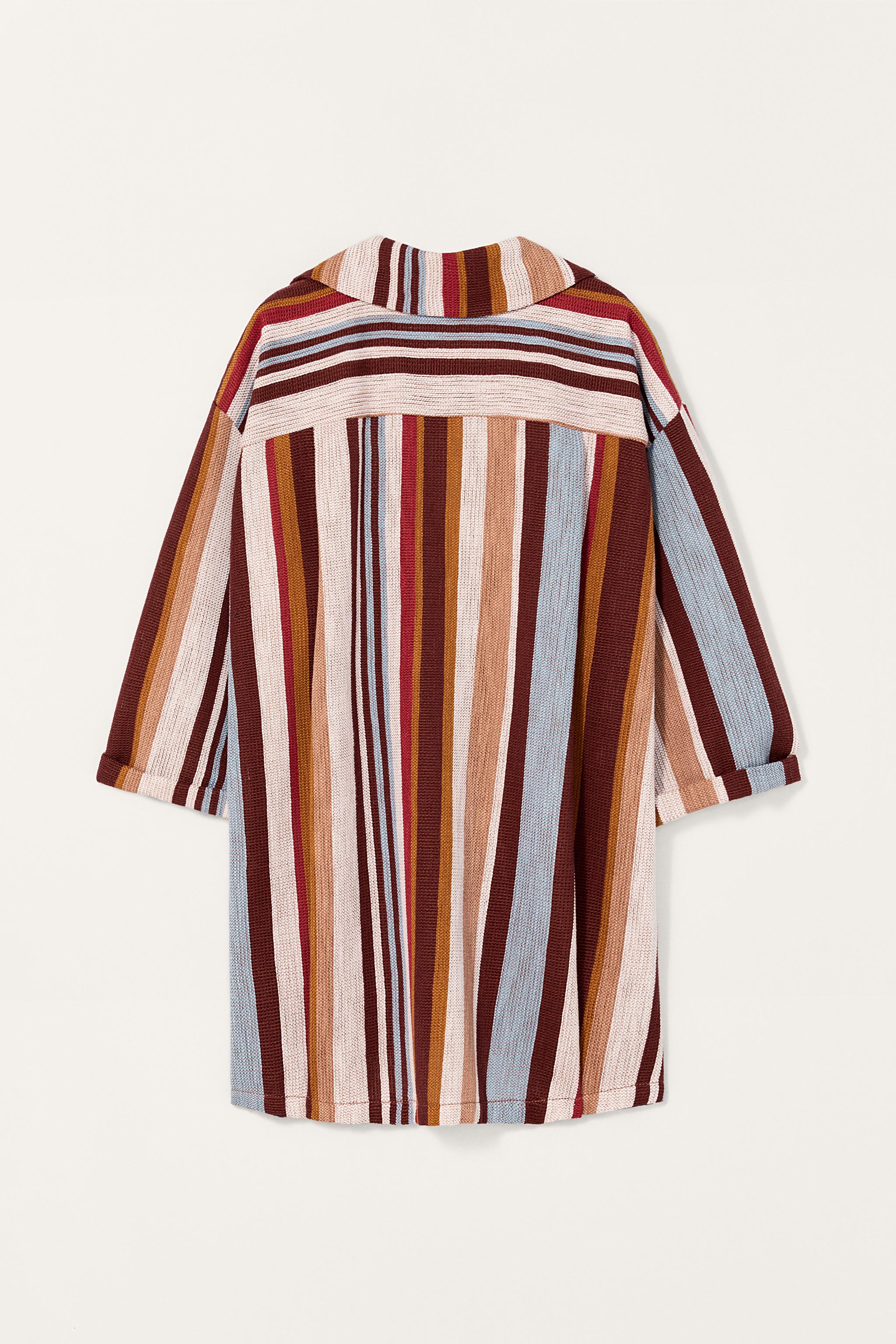LIMITED EDITION STRIPED TUNIC - Earth | ZARA Australia