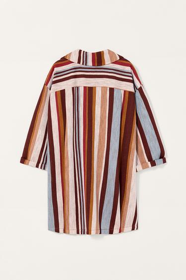 LIMITED EDITION STRIPED TUNIC - Earth by Zara - Image 1