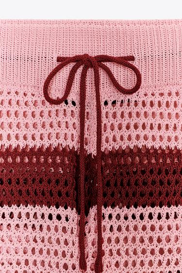 KNIT SHORTS - Pink by Zara - Image 2