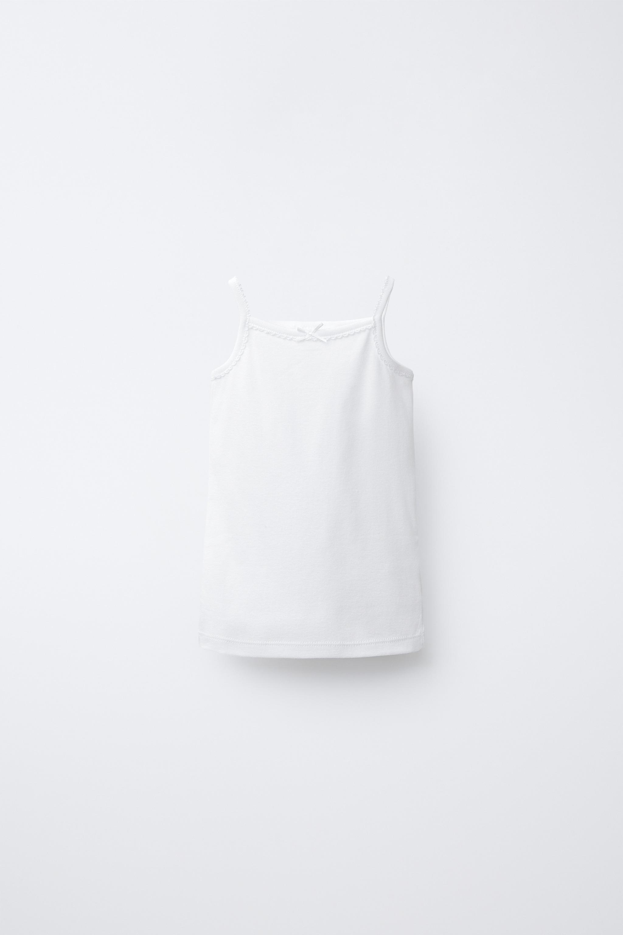 THREE-PACK OF TANK TOPS — White (alternate view)