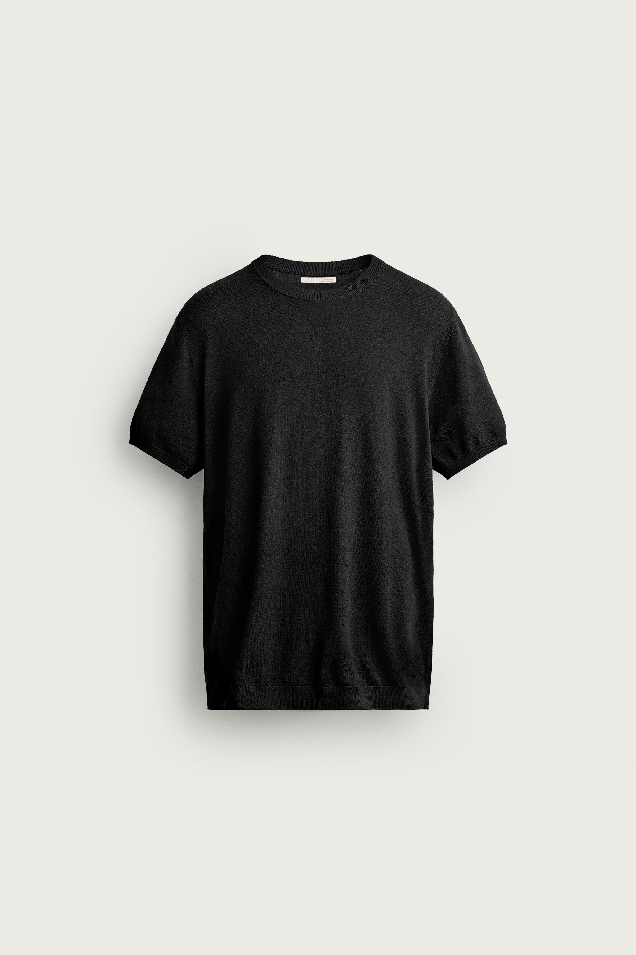 BASIC REGULAR FIT KNIT T-SHIRT
