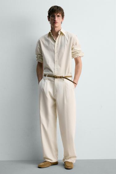 Zara LEATHER LOAFERS LIMITED EDITION - Gold - Image 0