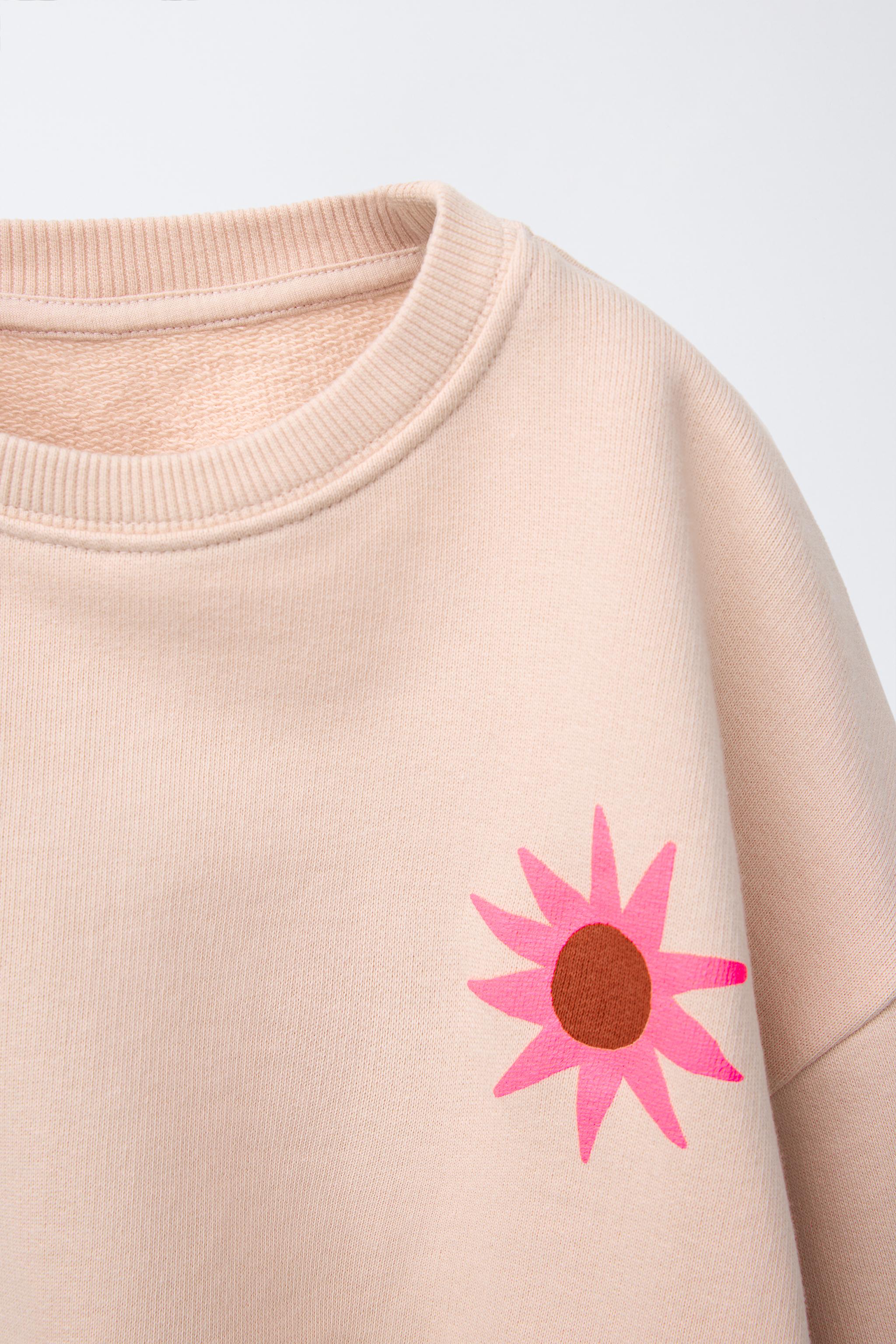 SUN PRINT SWEATSHIRT - Brown / Taupe | ZARA United States