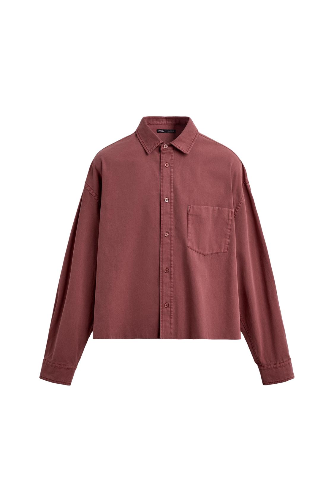 WASHED BOXY FIT SHIRT - Image 4